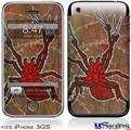 iPhone 3GS Skin - Weaving Spiders