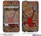 iPod Touch 4G Decal Style Vinyl Skin - Weaving Spiders