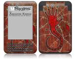 Red Right Hand - Decal Style Skin fits Amazon Kindle 3 Keyboard (with 6 inch display)
