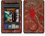 Amazon Kindle Fire (Original) Decal Style Skin - Red Right Hand