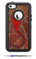Red Right Hand - Decal Style Vinyl Skin fits Otterbox Defender iPhone 5C Case (CASE SOLD SEPARATELY)