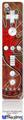 Wii Remote Controller Face ONLY Skin - Red Right Hand