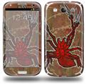 Weaving Spiders - Decal Style Skin (fits Samsung Galaxy S III S3)