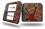 Weaving Spiders - Decal Style Vinyl Skin fits Nintendo 2DS - 2DS NOT INCLUDED