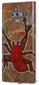 Decal style Skin Wrap compatible with Samsung Galaxy Note 9 Weaving Spiders