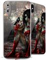 2 Decal style Skin Wraps set for Apple iPhone X and XS Exterminating Angel