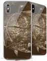2 Decal style Skin Wraps set for Apple iPhone X and XS The Sabicu