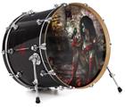 Vinyl Decal Skin Wrap for 20" Bass Kick Drum Head Exterminating Angel - DRUM HEAD NOT INCLUDED