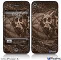 iPhone 4 Decal Style Vinyl Skin - The Temple (DOES NOT fit newer iPhone 4S)
