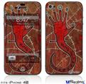 iPhone 4S Decal Style Vinyl Skin - Red Right Hand