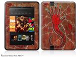 Red Right Hand Decal Style Skin fits 2012 Amazon Kindle Fire HD 7 inch