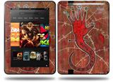 Red Right Hand Decal Style Skin fits Amazon Kindle Fire HD 8.9 inch